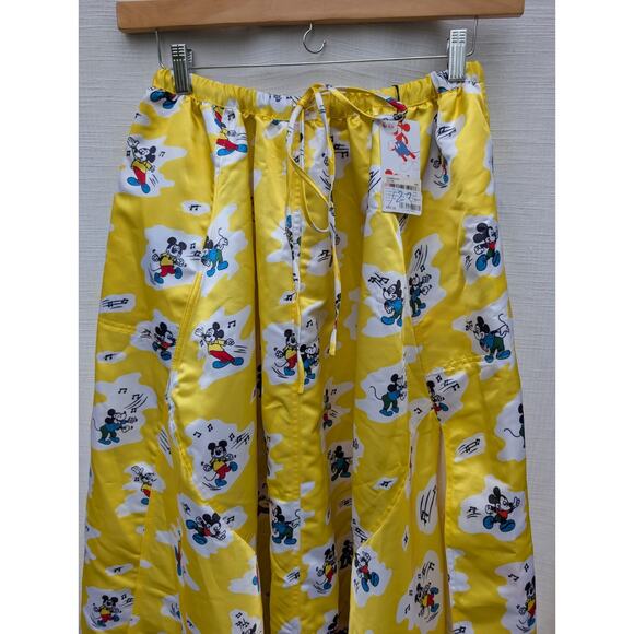Opening Ceremony Disney Collab Womens Printed Taffeta Skirt XS Mickey Mouse - Picture 3 of 16